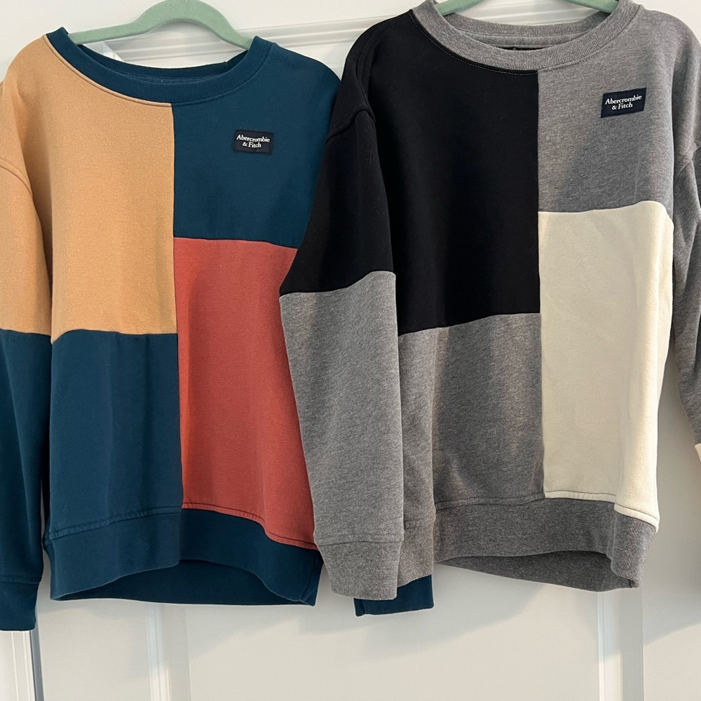 2 Abercrombie Kids Sweatshirts Sz 9/10